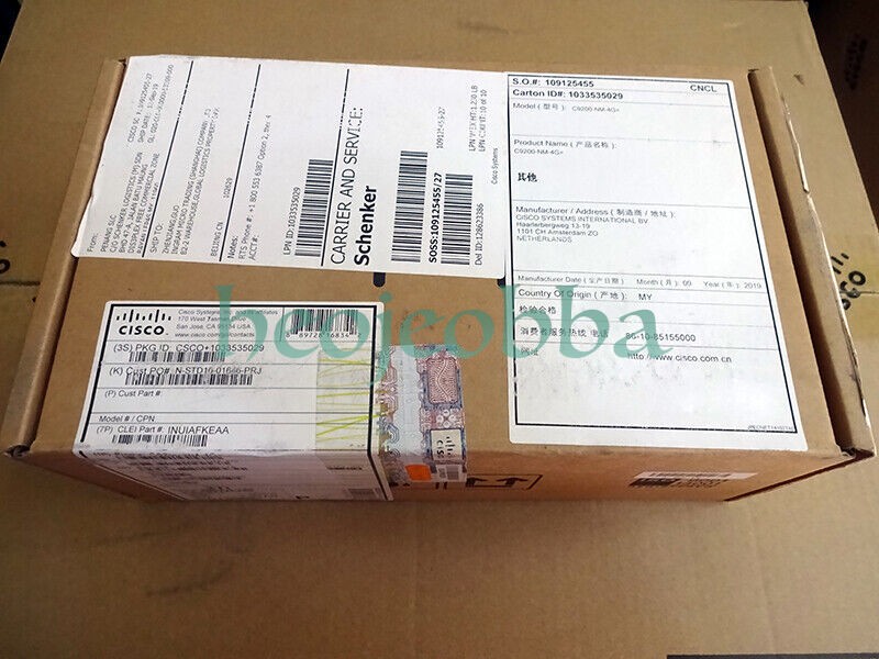 C9200-NM-4G NEW Cisco Catalyst 9200 4 x 1GE Network Module New Sealed BIG QTY