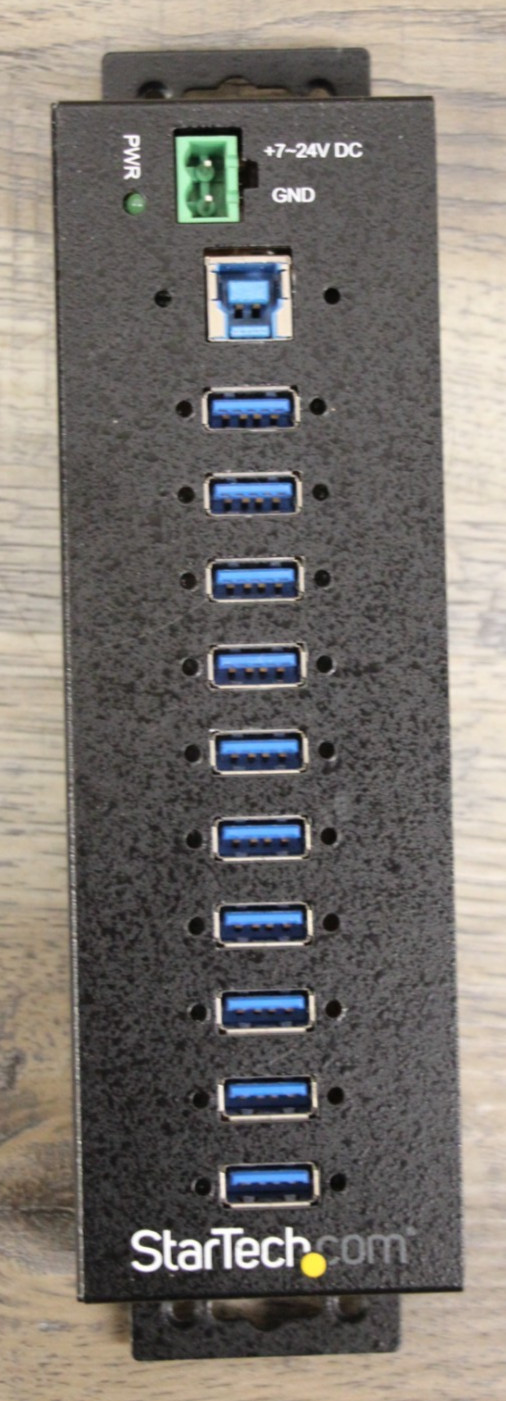 StarTech 10-Port Industrial USB 3.0 Hub HB30A10AME