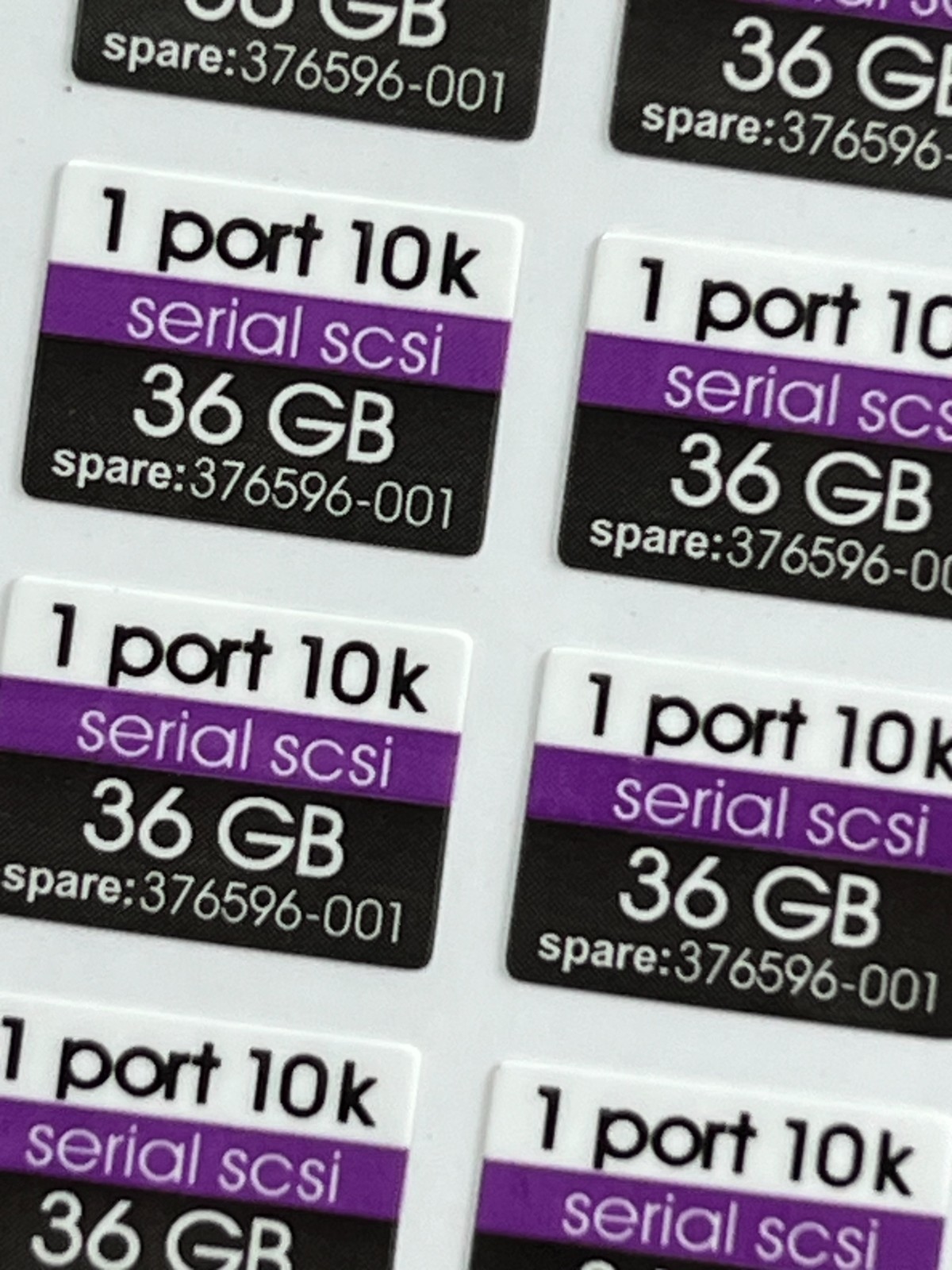 30PCS HP 500223-001 G6 G7 Tray Caddy Adhesive Stickers Labels FOR G7 Stickers