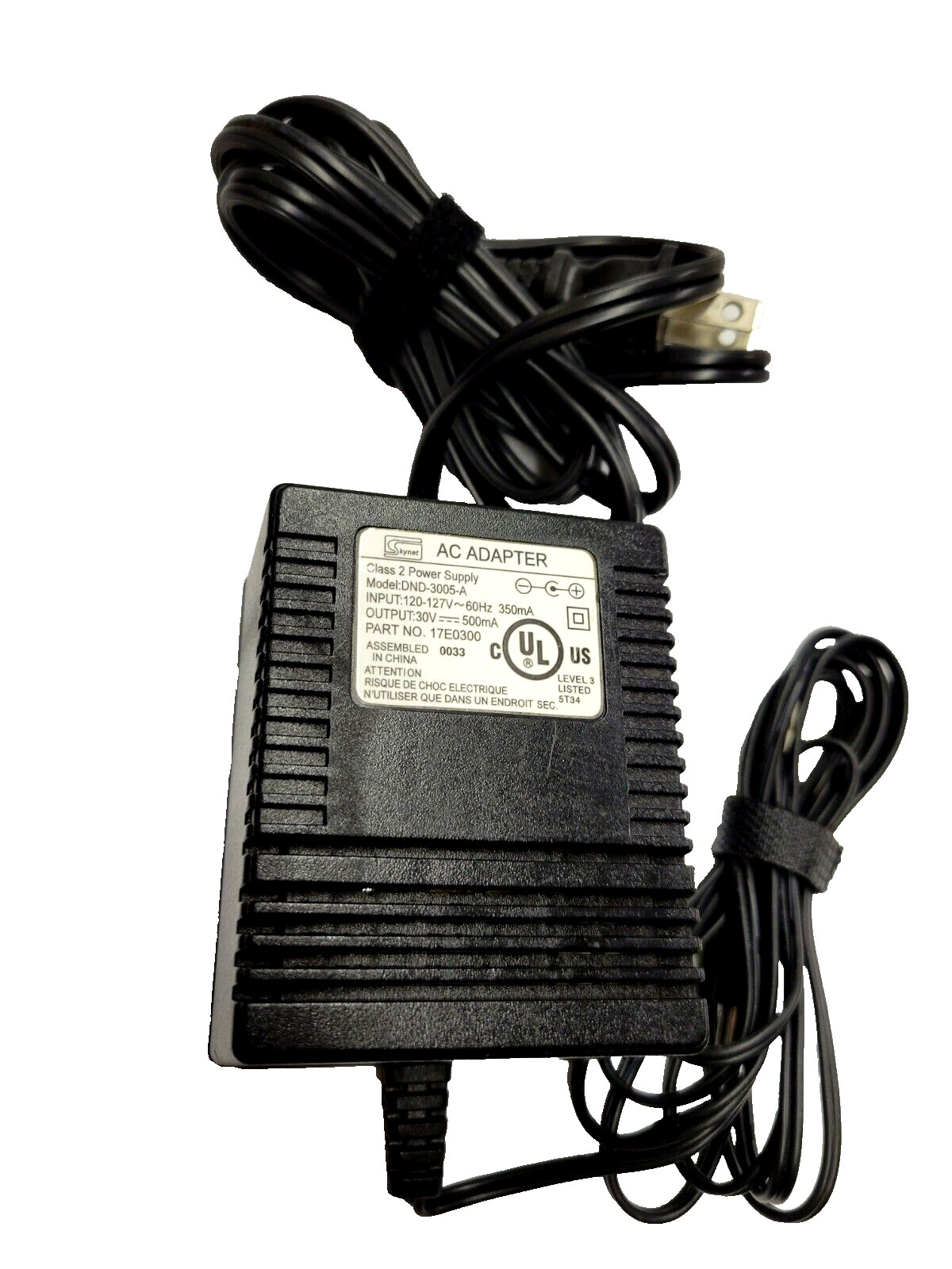 Skynet  AC Power Adapter DND-3005-A/17E0300 For Lexmark Printers 120V/30v DC