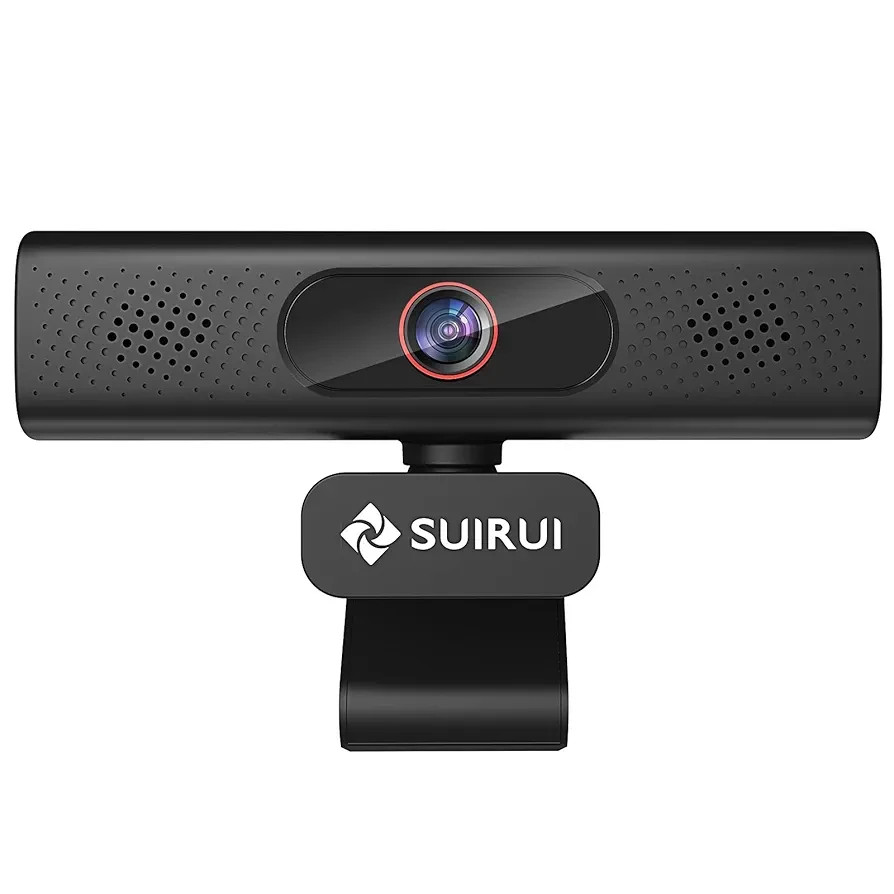 1080P HD Webcam with Mic & Noise-Reduction – 90° Wide Angle, Plug & Play