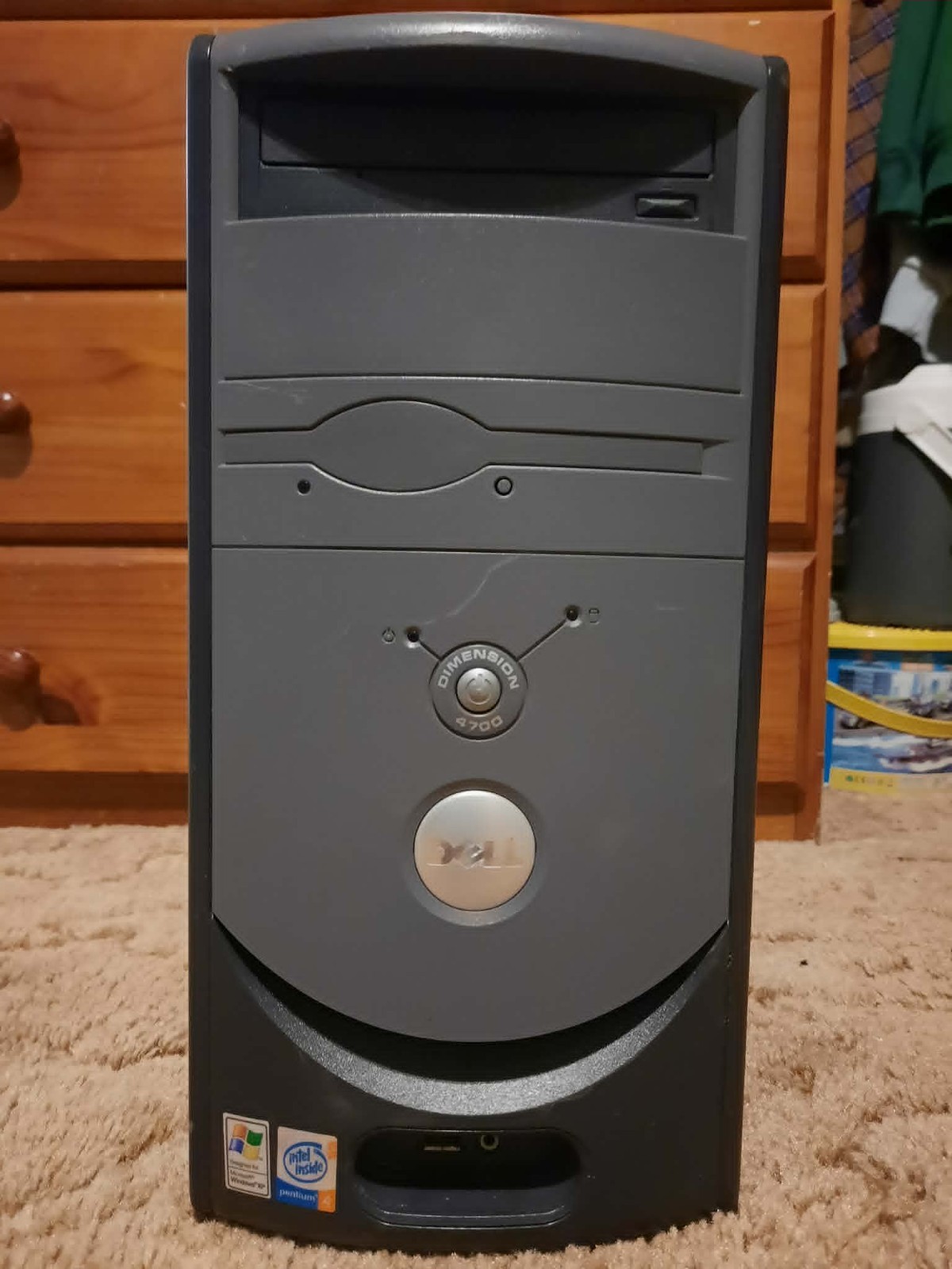 Dell Dimension 4700 Pentium 4 4GB RAM Tower DVD no hdd good condition used
