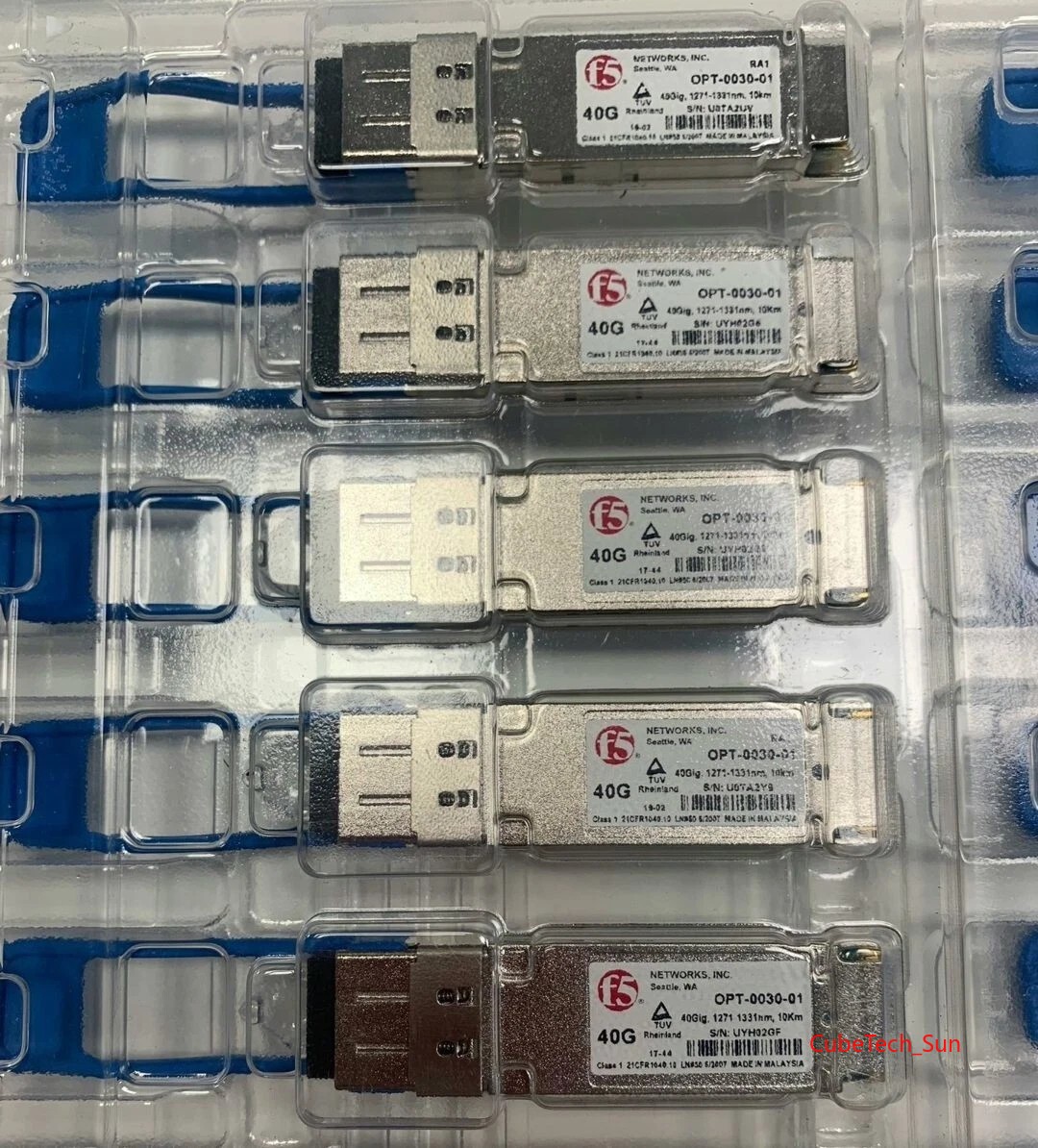 Original 1x F5 Networks OPT-0030-01 40GBASE-SR4 QSFP+LR4 LCSMF F5-UPG-QSFP+LR