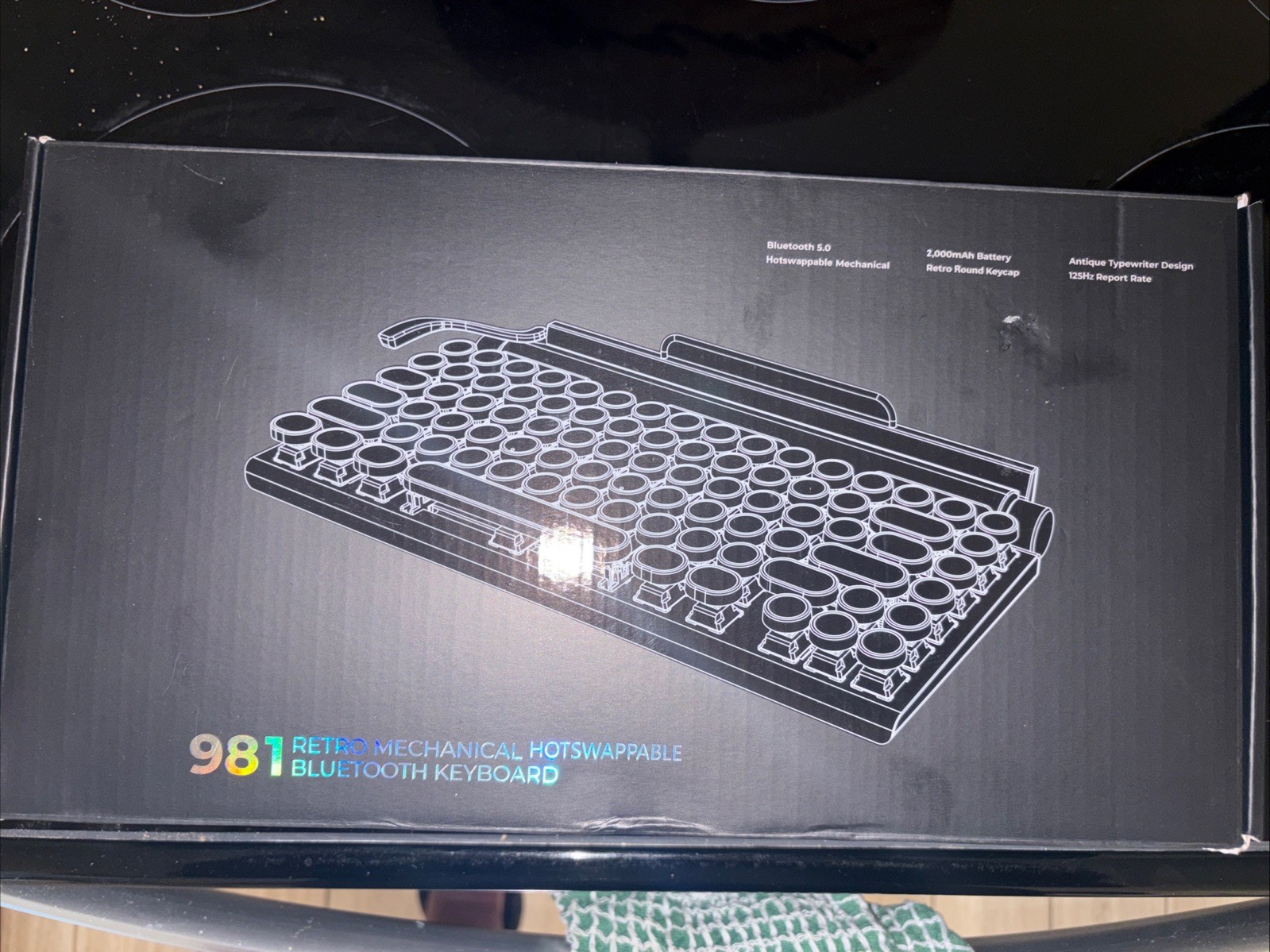 Wireless Typewriter Hotswappable Mechanical Keyboard Taiahiro ML-981-RETRO NEW