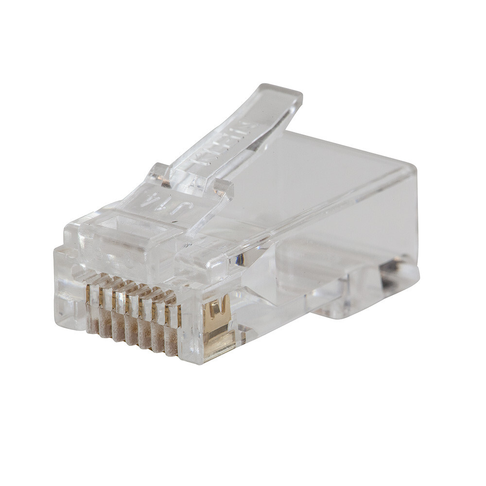 Klein Tools VDV826-702 Pass-Thru™ Modular Data Plug CAT5E 50-Pack
