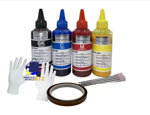 400ml Bulk sublimation Refill Ink COMPATIBLE WITH EPSON Refillable Cartridge NEW