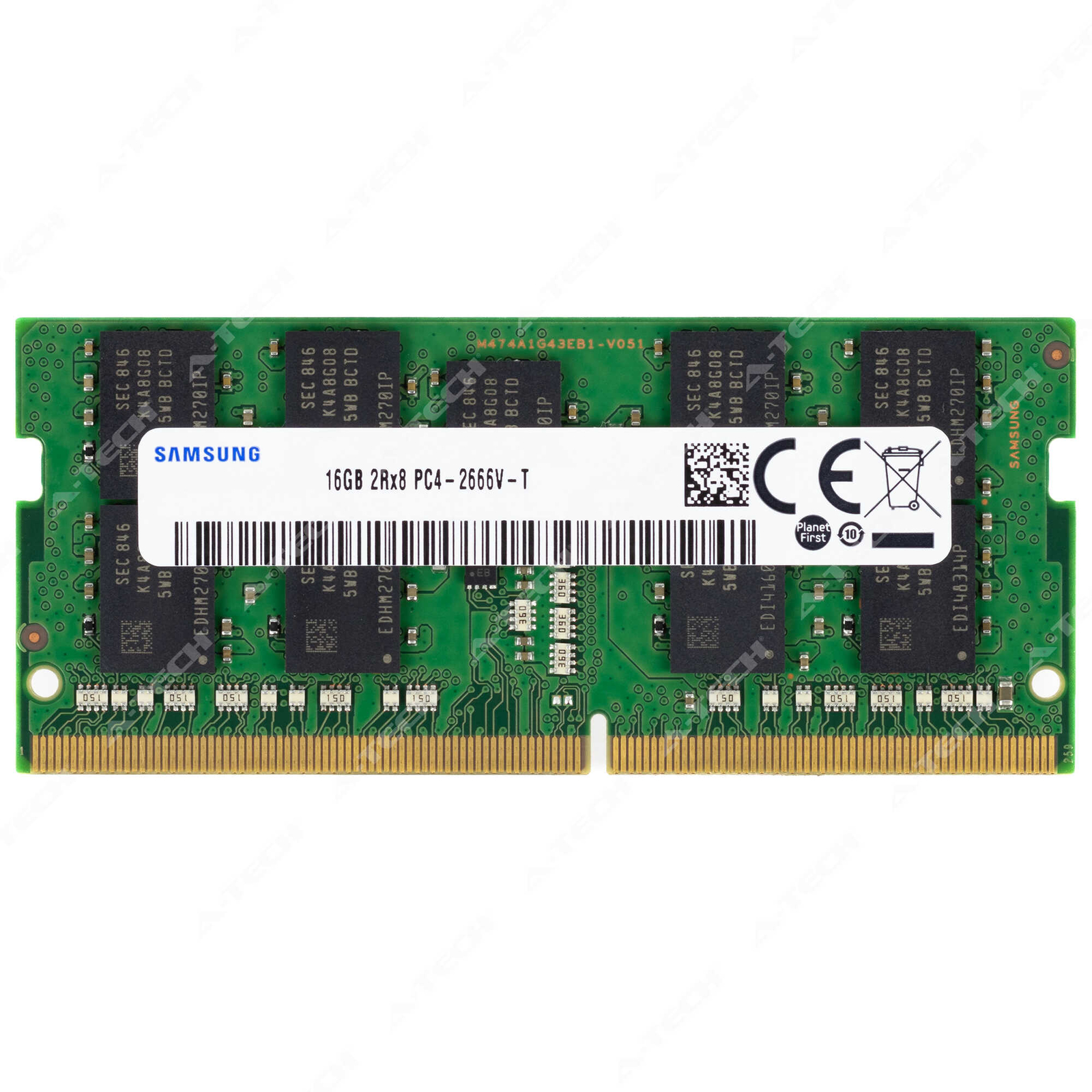 Samsung 16GB DDR4-2666 ECC SODIMM M474A2K43BB1-CTD Server Memory RAM