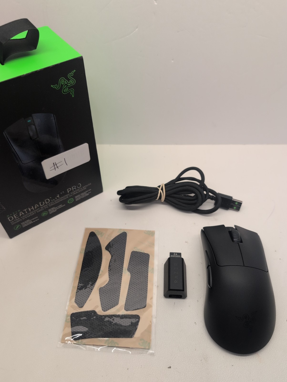 Razer DeathAdder V3 Pro Wireless Gaming Mouse Black With Box #1