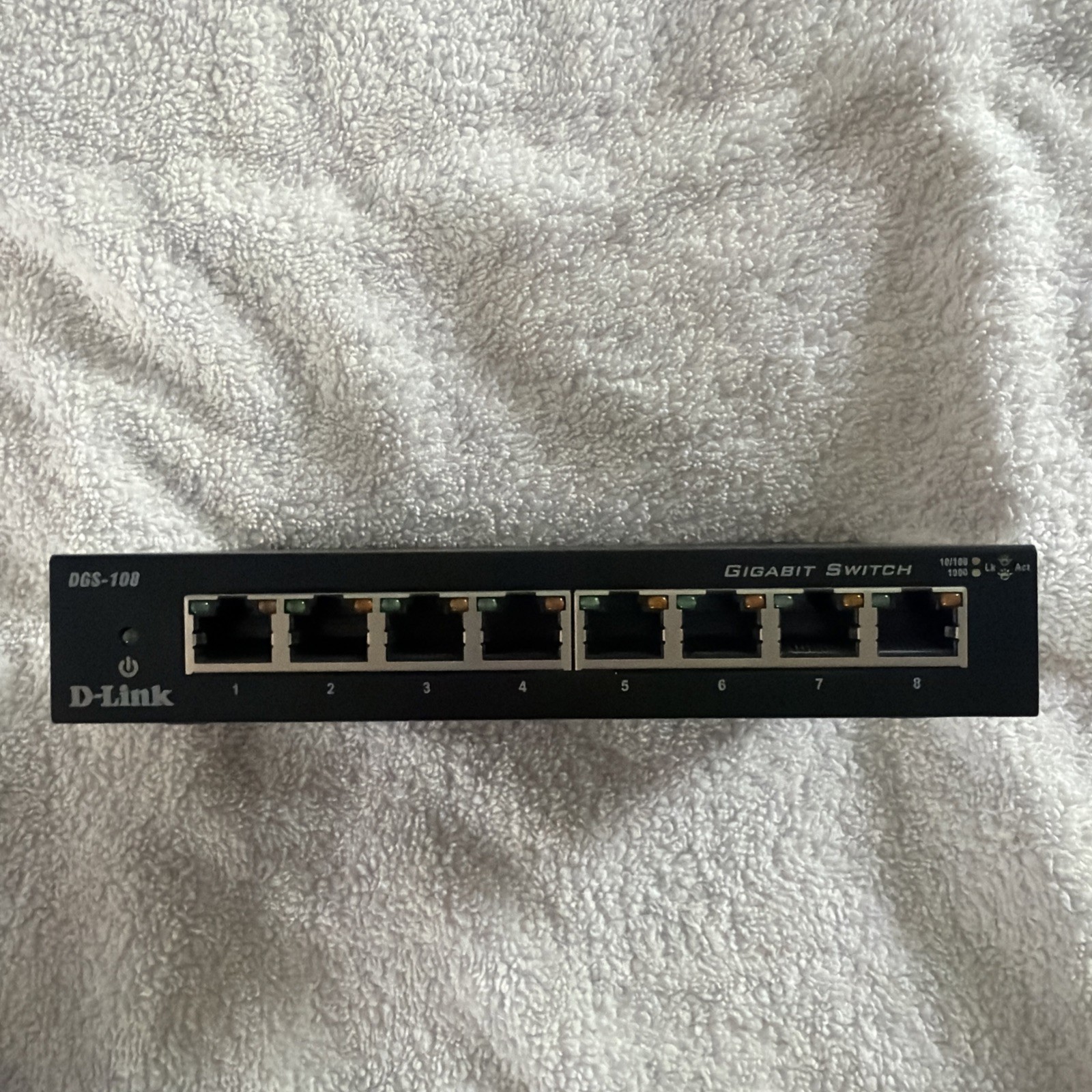 D-Link DGS (DGS-108) 8-Port External Switch TESTED