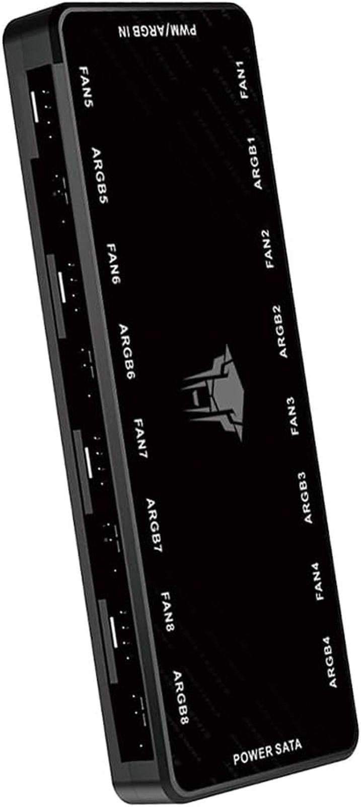 ARGB and PWM Fan HUB,8 Ports for Addressable RGB Lighting with PWM,1 to 8 Multi