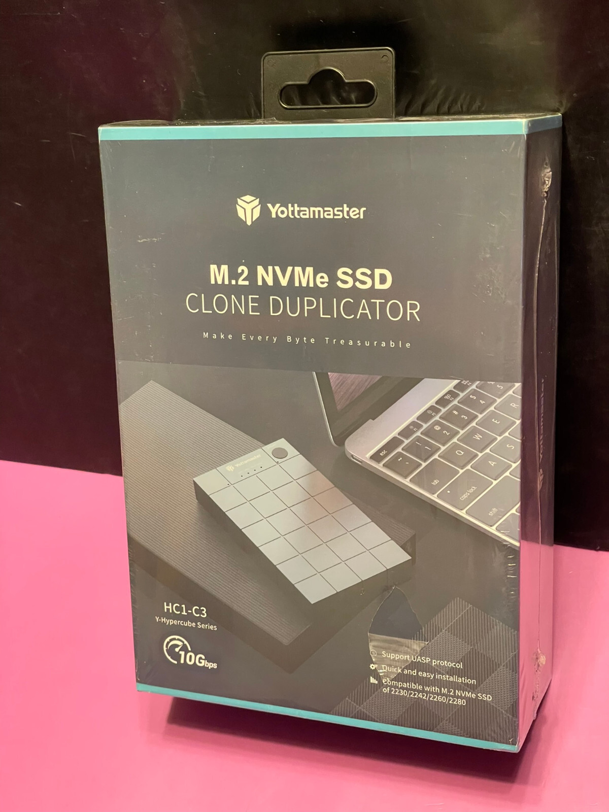 Yottamaster M.2 NVMe SSD Clone Duplicator HC1-C3 USB 3.1 Gen 2, 10Gbps - New
