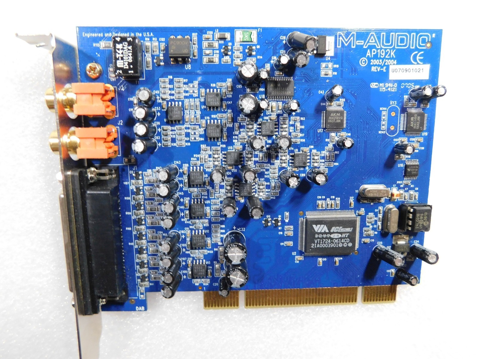 M-AUDIO AUDIOPHILE 192 AP192K PCI SOUND CARD ONLY NO BREAKOUT