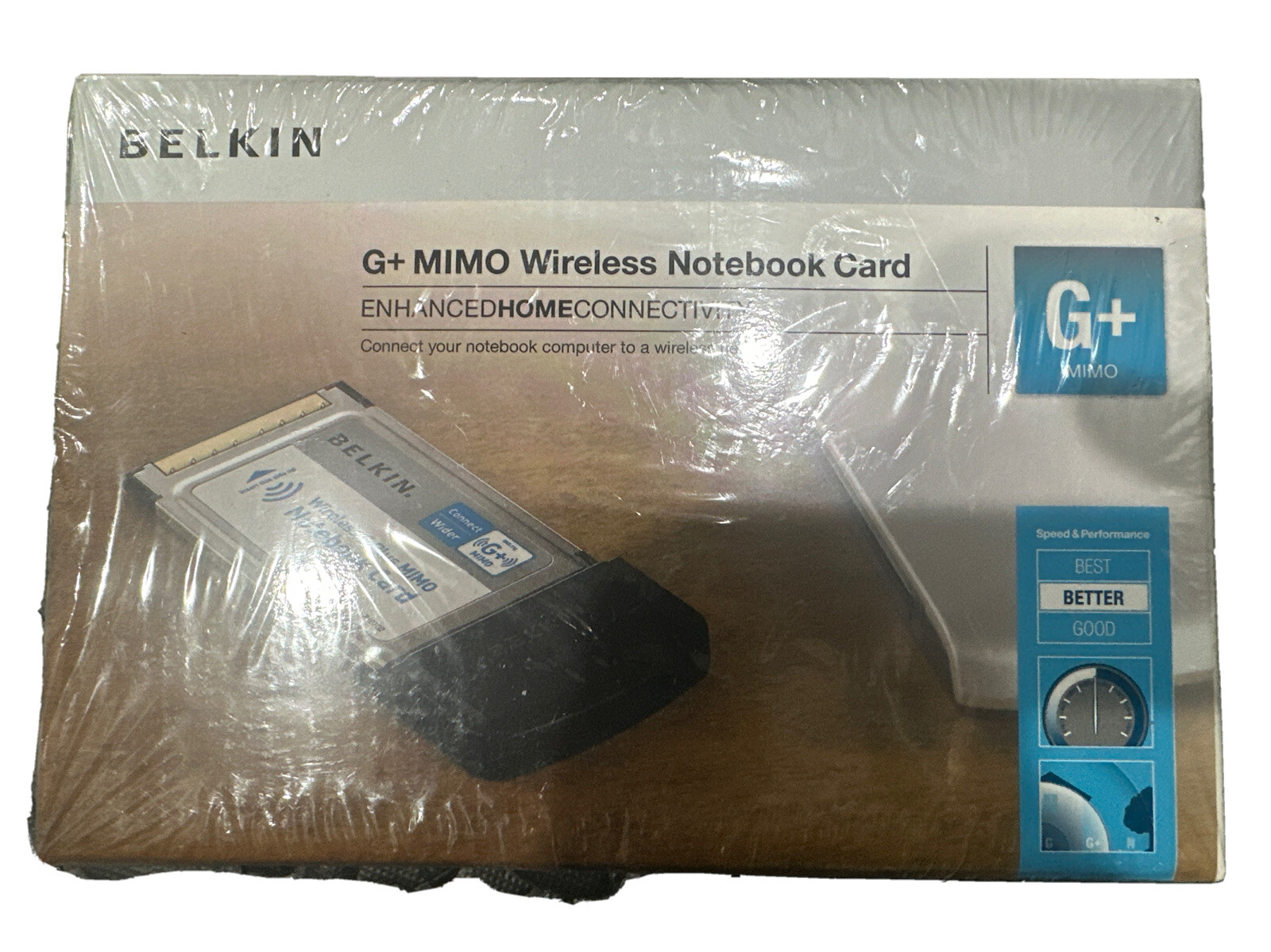 Belkin F5D9010 802.11g MIMO G+ Wireless Notebook Card PCMCIA Adapter Sealed.