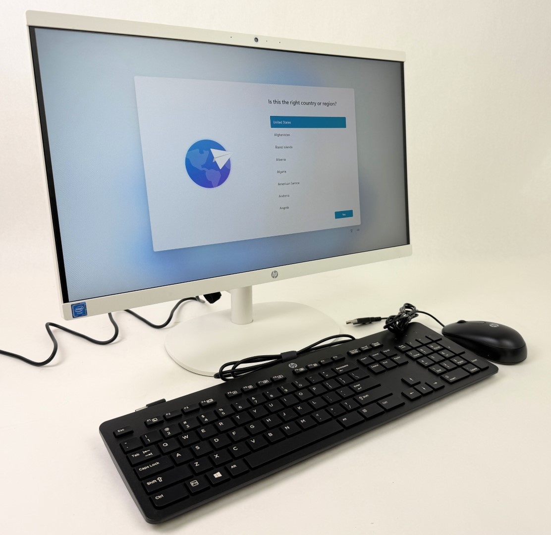 HP 22-DG0024 21.5" FHD Celeron J4025 4GB 128GB SSD W11H All-in-One