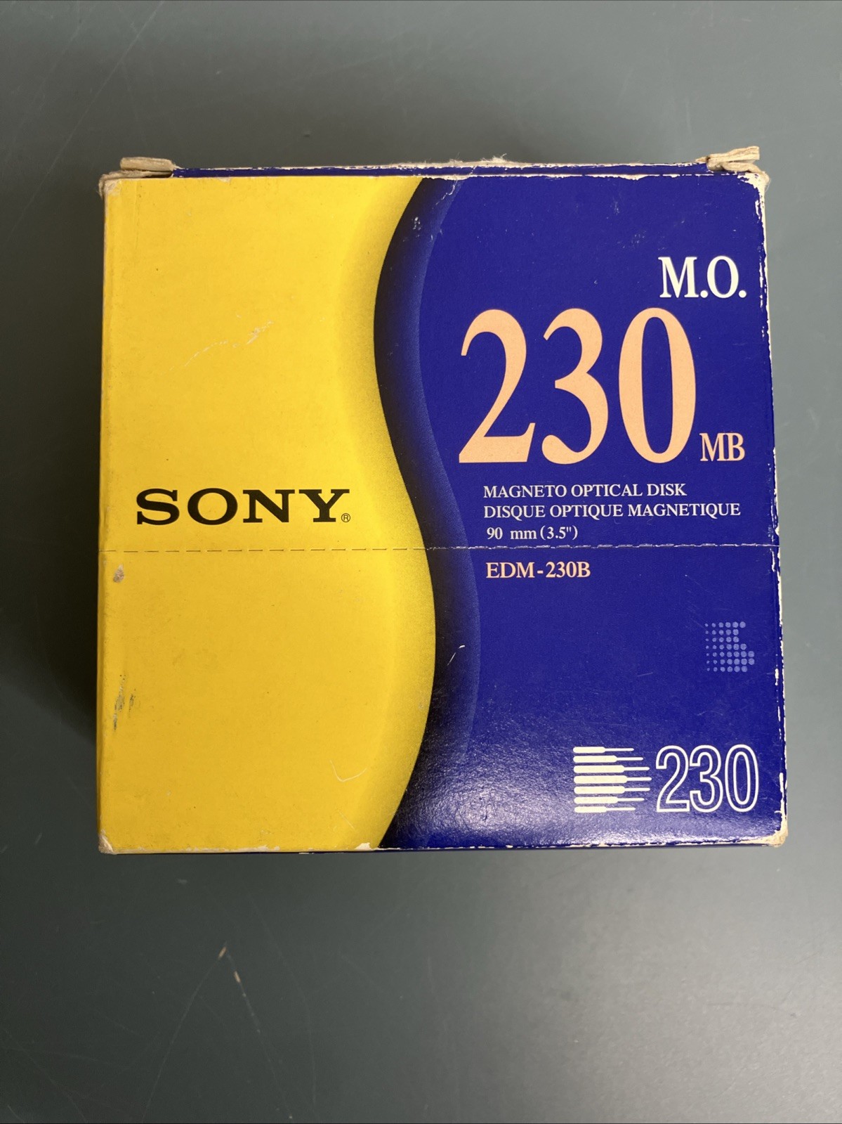 Lot of 2 New Sony Macintosh MO 230MB Magneto Optical Disks