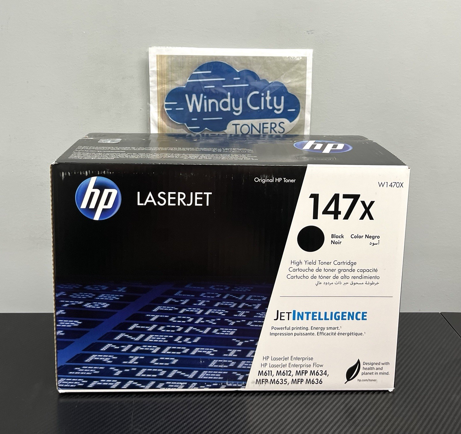 HP 147X High Yield Black Toner Cartridge W1470X for LaserJet M611DN M634h M636