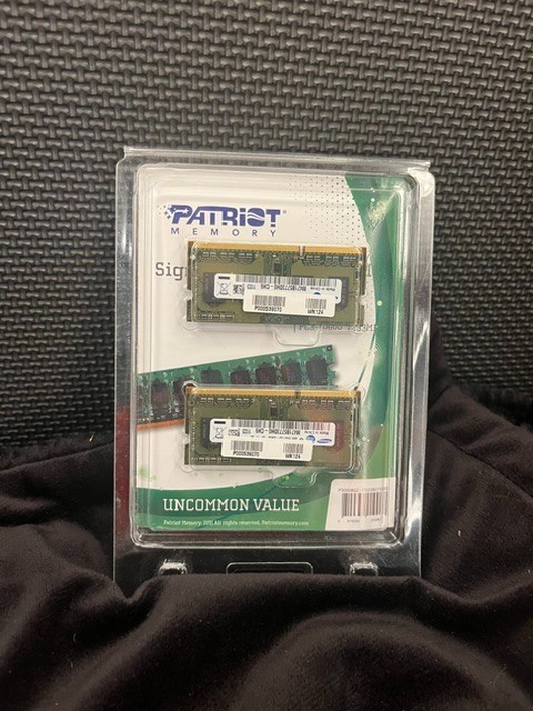Patriot Memory Signature Line DDr3 Laptop Ram Kit 2gb. 2 in pack