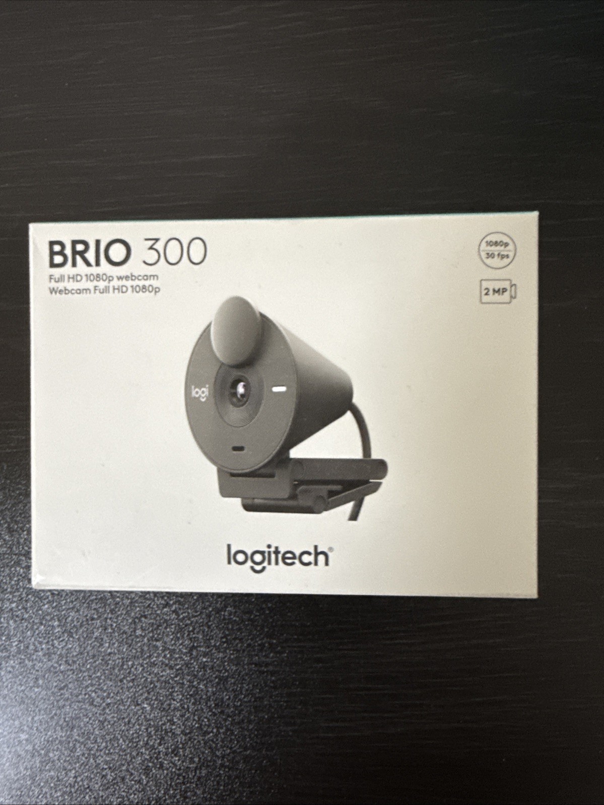🔥NEW🔥 Logitech Brio 300 Full HD 1080p Webcam BLACK (960-001497)