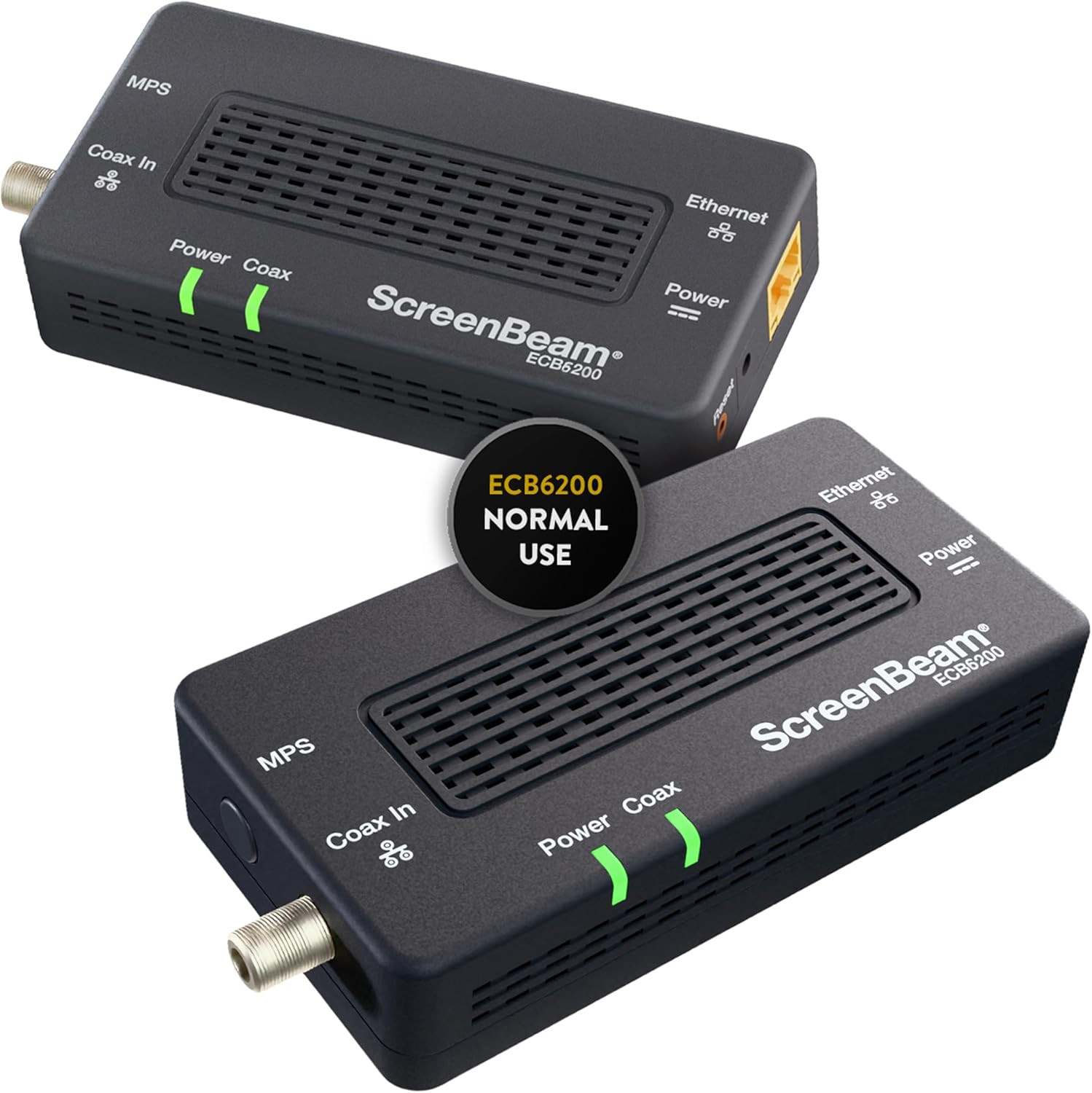 Screenbeam Bonded Moca 2.0 Network Adapter for High Speed Internet, Ethernet ove