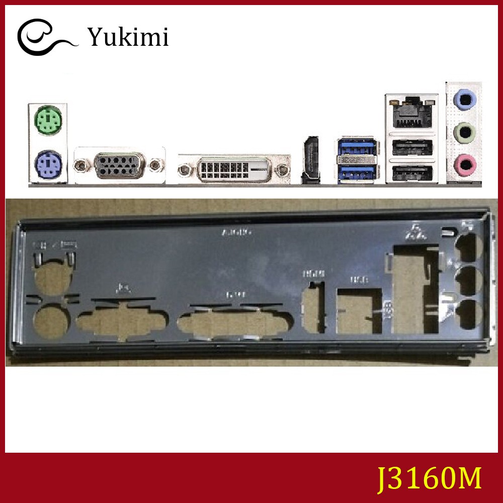 NEW FOR ASROCK Q1900DC-ITX Ｍotherboard I/O Shield Backplate