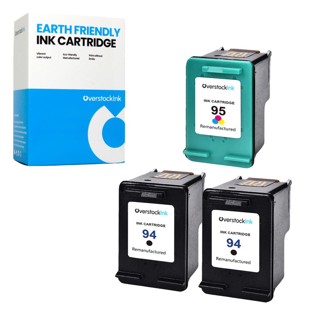 3X Compatible OSI HP 94 and 95 Ink Cartridges for HP DeskJet 5743 5745 5748 6520