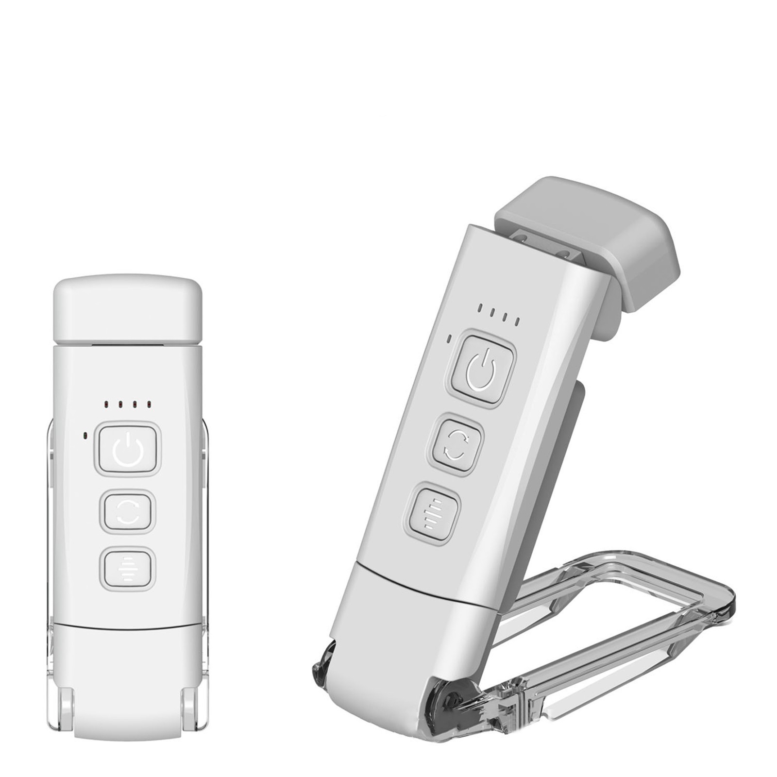LED Clip Book Light USB Rechargeable for Reading in Bed Warm White Foldable