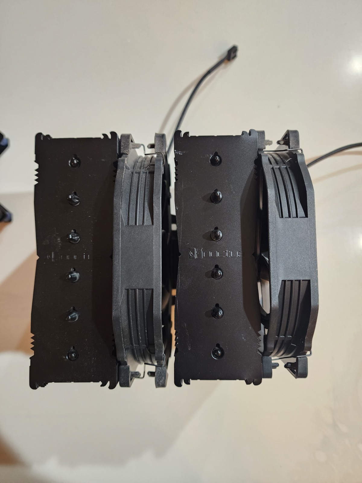Noctua NH-D15 chromax.black Dual-Tower CPU Cooler - LGA1700 Mount, 2x NF-A15