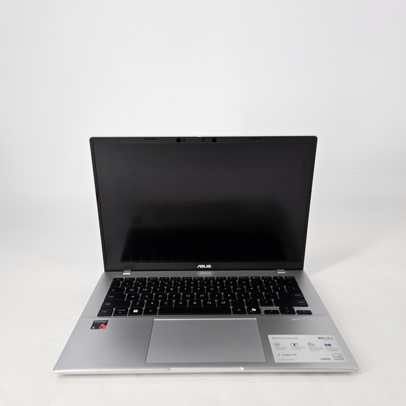 Asus Vivobook 14 Silver FHD+ 2.96 GHz Snapdragon X Plus 16GB 512GB SSD Good
