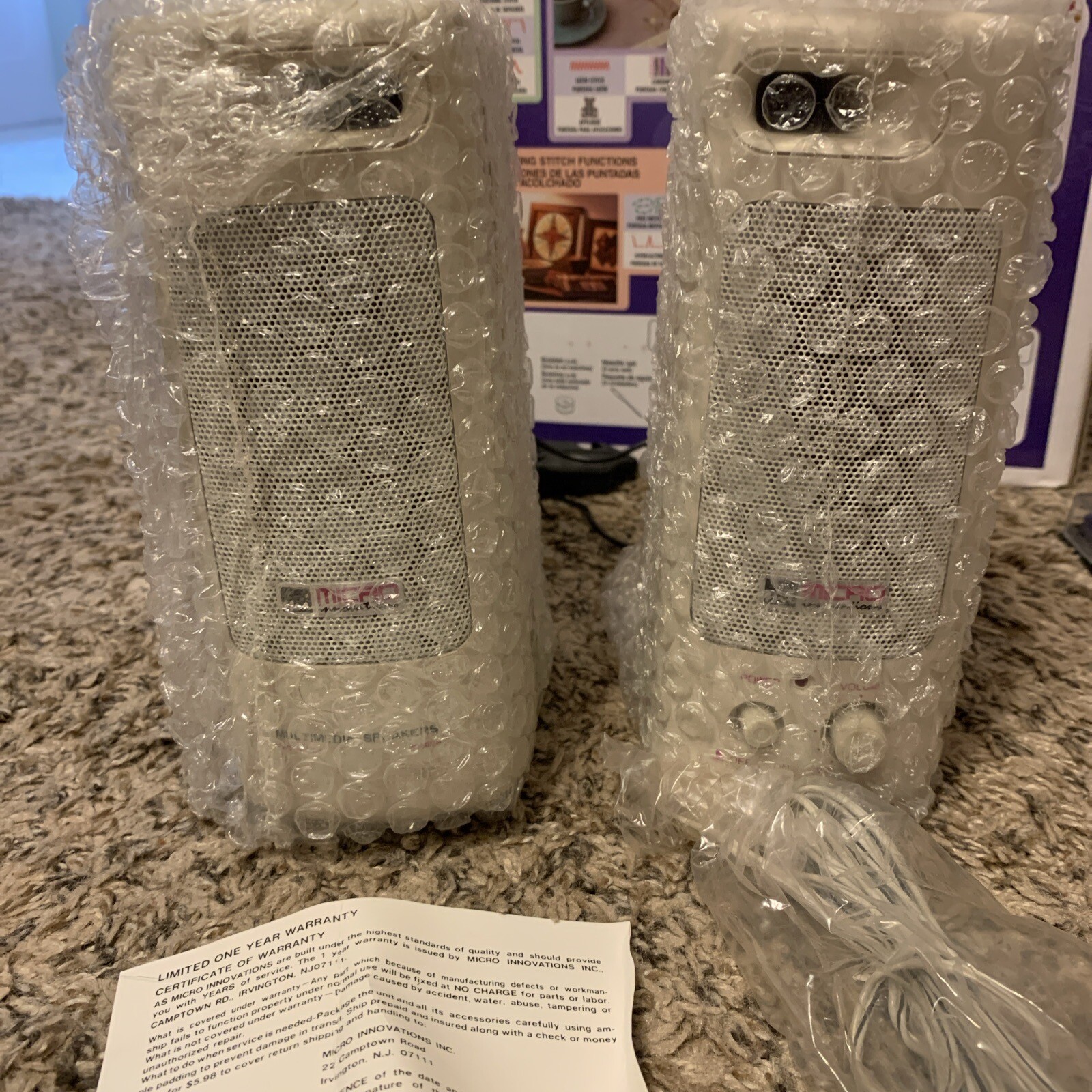 New Micro Innovations Multimedia Speakers Pro-Series MM35P Still In Plastic