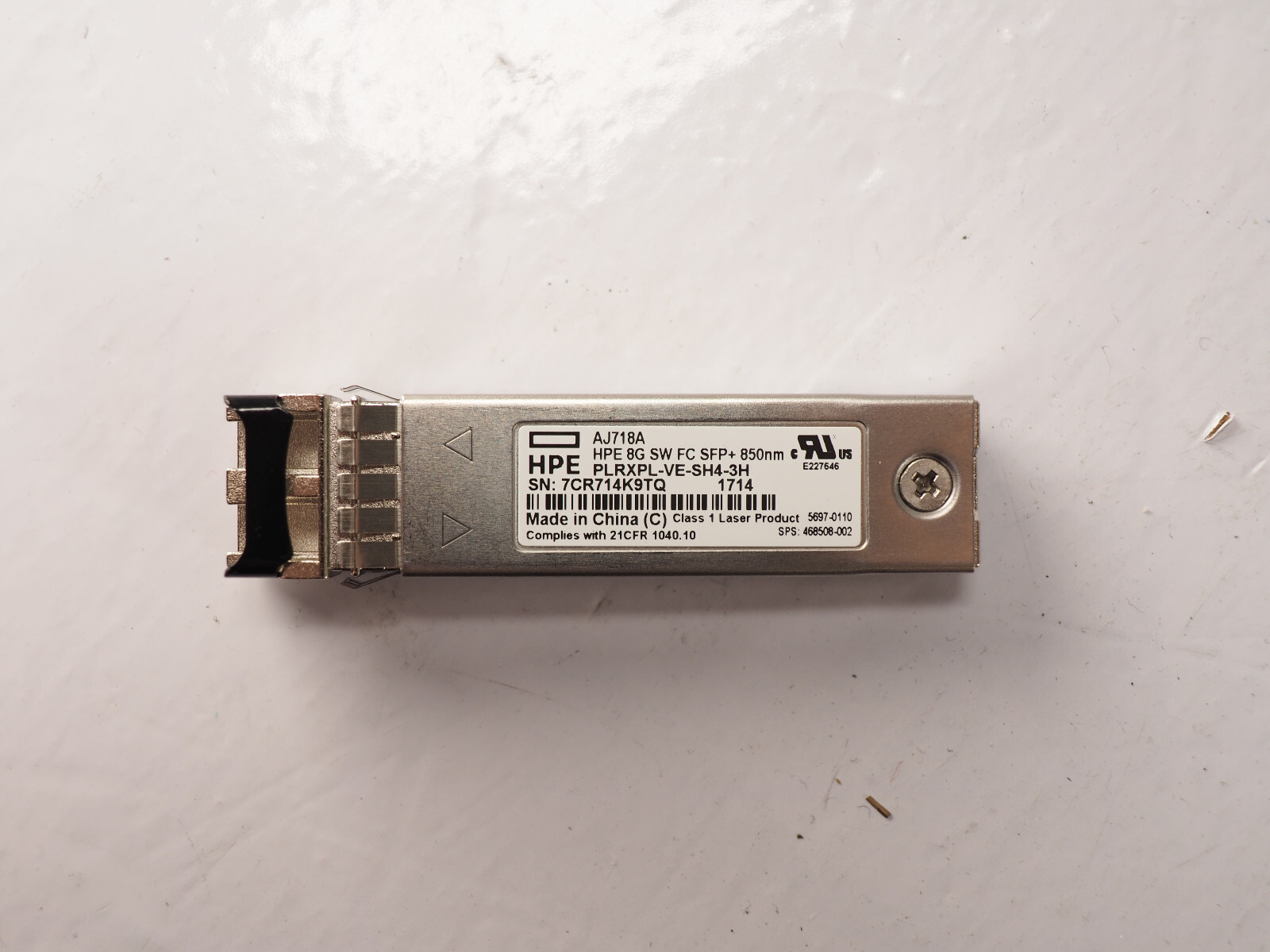 Lot of 25 HPE AJ718A 8G SW SFP+ 850nm PLRXPL-VE-SH4-3H Modules
