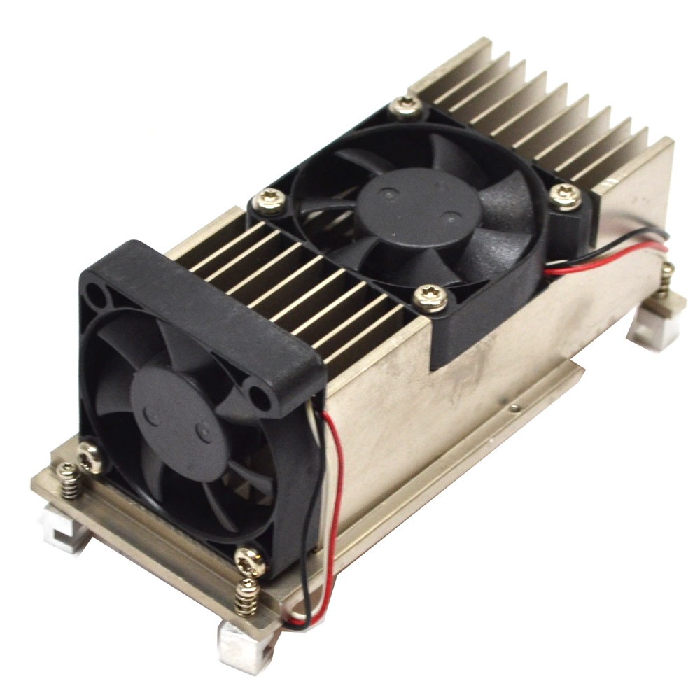 (2) ADDA AD0405MB-G76 Case Fan 40mm x 10mm 5V DC 3-Pin w/Heatsink for Mini-PC