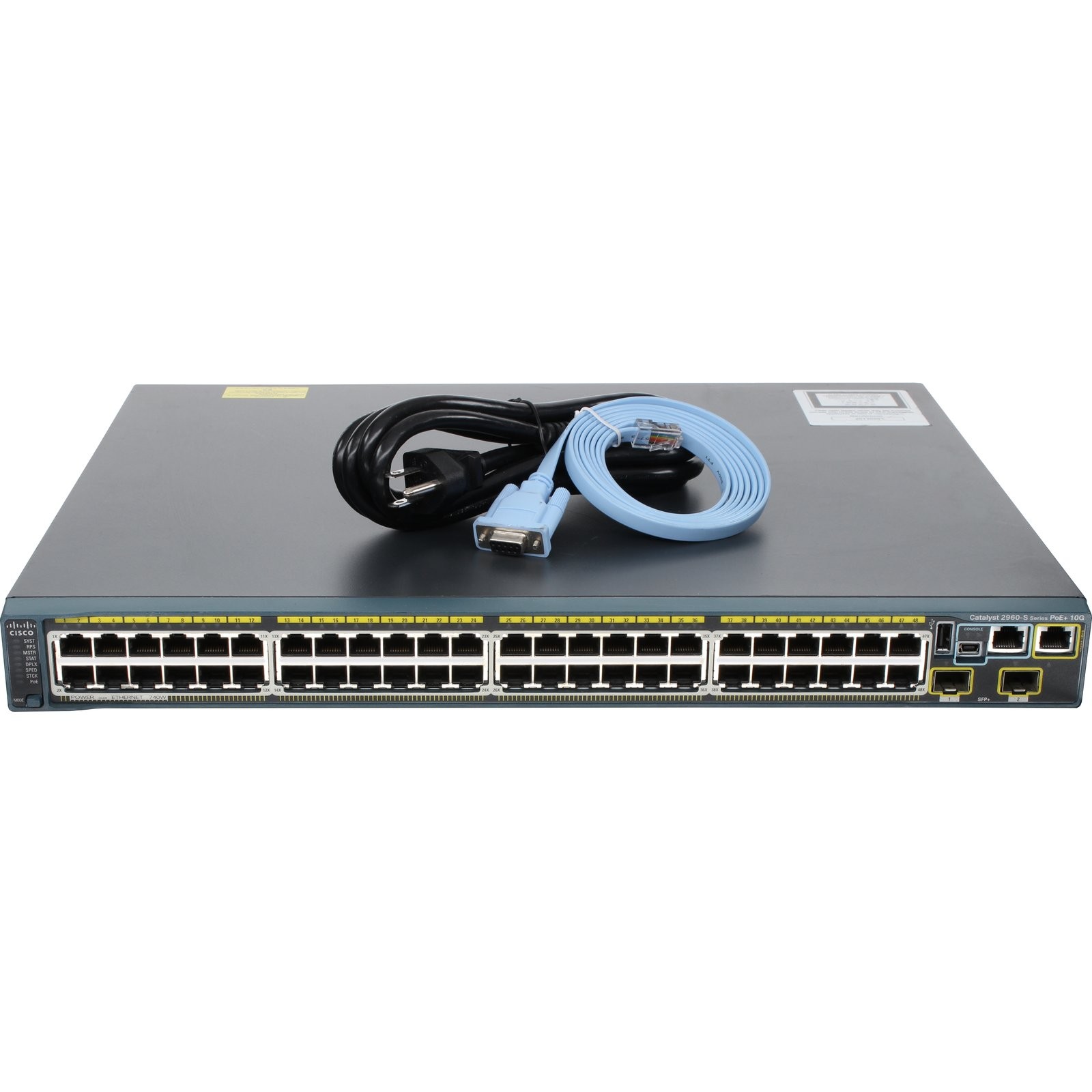 Cisco Catalyst WS-C2960S-48FPD-L 48P 1GbE 740W PoE 2P SFP+ Switch