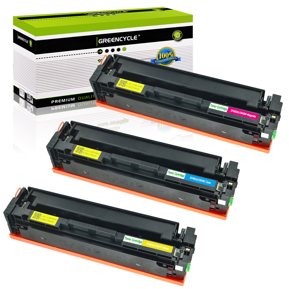 3Pcs Combo Color Toner SET fit for Canon 045 MF634Cdw MF632Cdw LBP612Cdw MF631cn