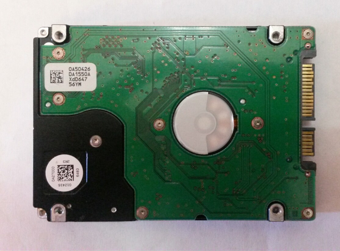 Hitachi HTS541612J9SA00 SATA BOARD ONLY:220 0A28613 01 P/N:0A50549 MLC:DA1712