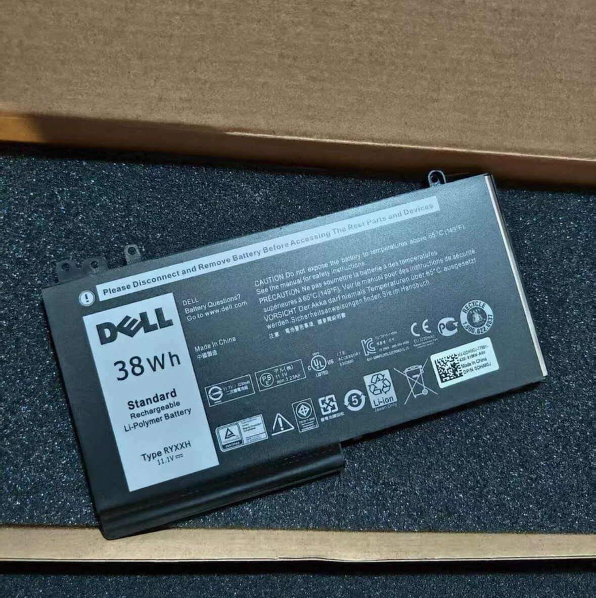 Genuine RYXXH Battery For Dell Latitude E5250 E5450 E5550 3150 3160 VVXTW