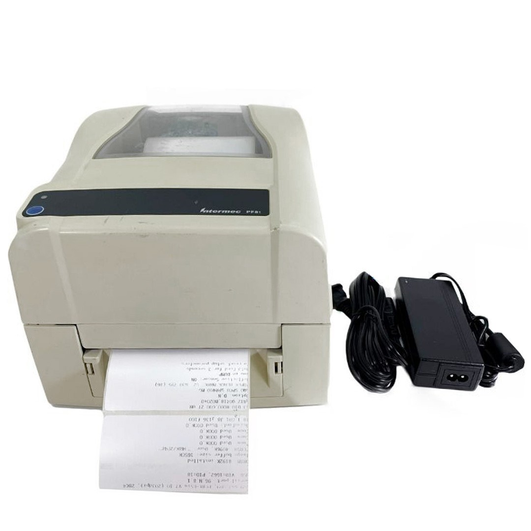 TESTED Intermec PF8t Thermal Transfer Barcode Label Printer USB Serial Parallel