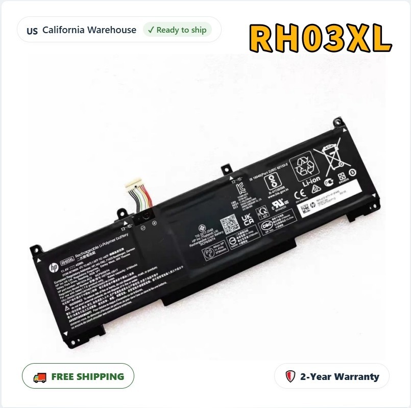 Genuine RH03XL Battery For HP ProBook 430 440 445 450 630 640 650 G8 M02027-005