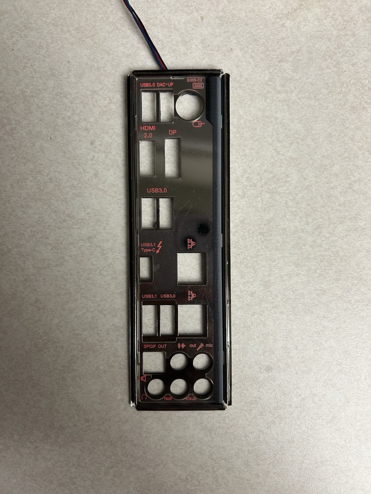 I/O IO Shield backplate Gigabyte GA-Z170X-Gaming7\GT MOTHERBOARD