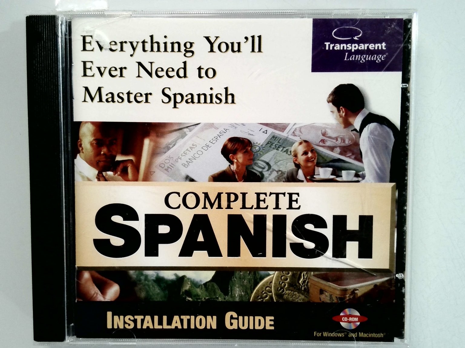 Transparent Language Complete Spanish CD-ROM For Windows Macintosh Sealed