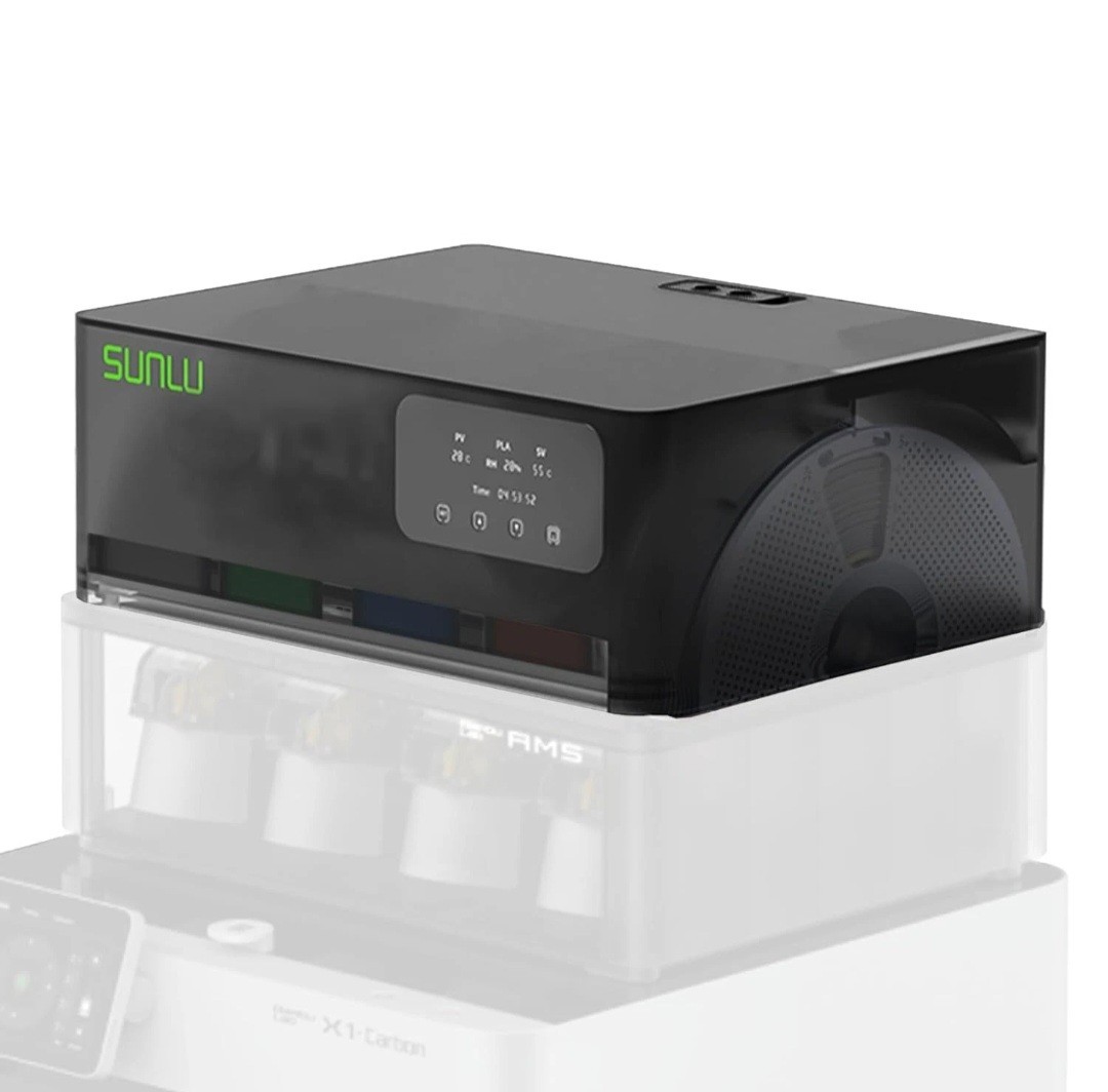 Sunlu AMS Heater Upgrade for BambuLab AMS Enables Drying while Printing Easy Use