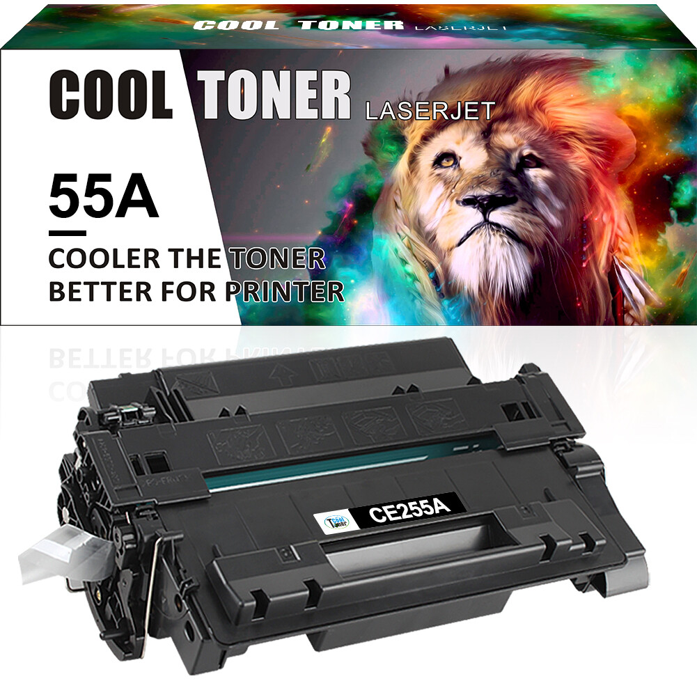 1x Black CE255A Toner Compatible with HP 55A LaserJet P3011 P3015 P3015dn P3016