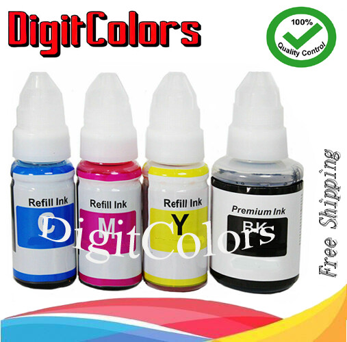  Refill Ink bottles for Canon Mega tank G1200 G2200 G3200 G4210 G4200 4 pk