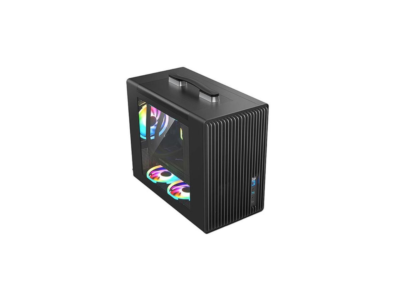 Bgears Black Micro ATX Cases, b-Pellucid Mini - Black, Micro-ATX / ITX  BG30132