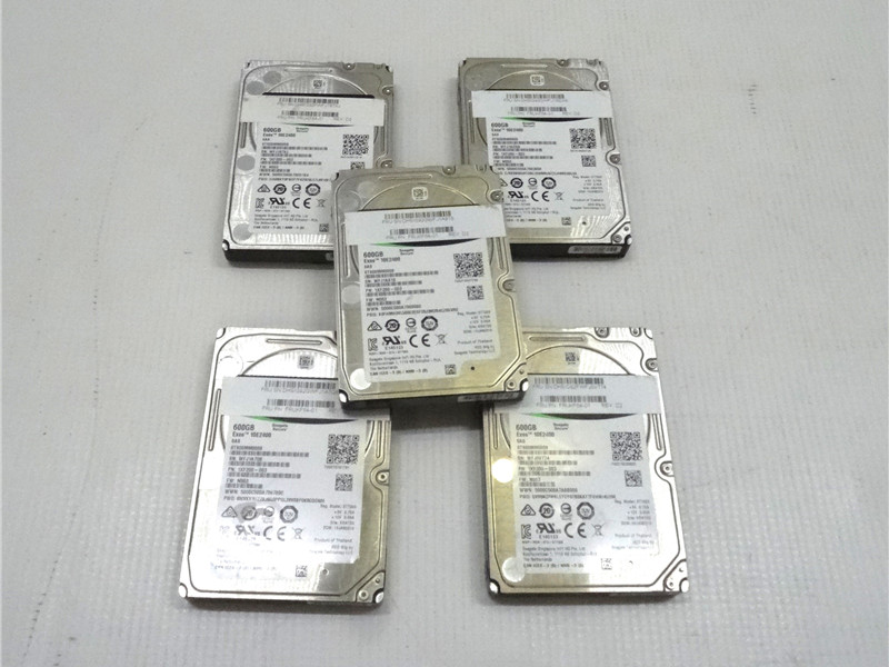 Seagate Exos 10E2400 600GB SAS 2.5in Enterprise Hard Drives Lot of 5