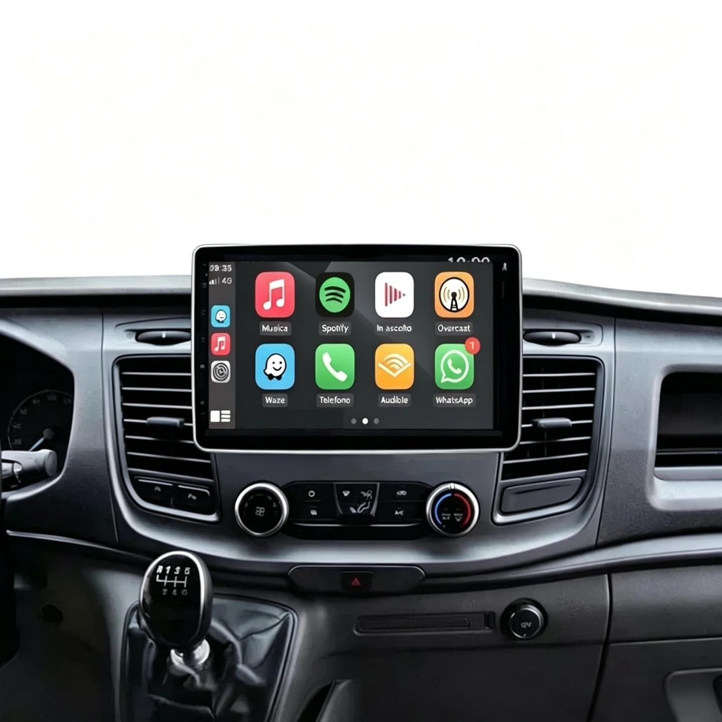 Upgrade Android Radio Stereo for Ford Transit 250 350 2018-2023 Head Unit Replac