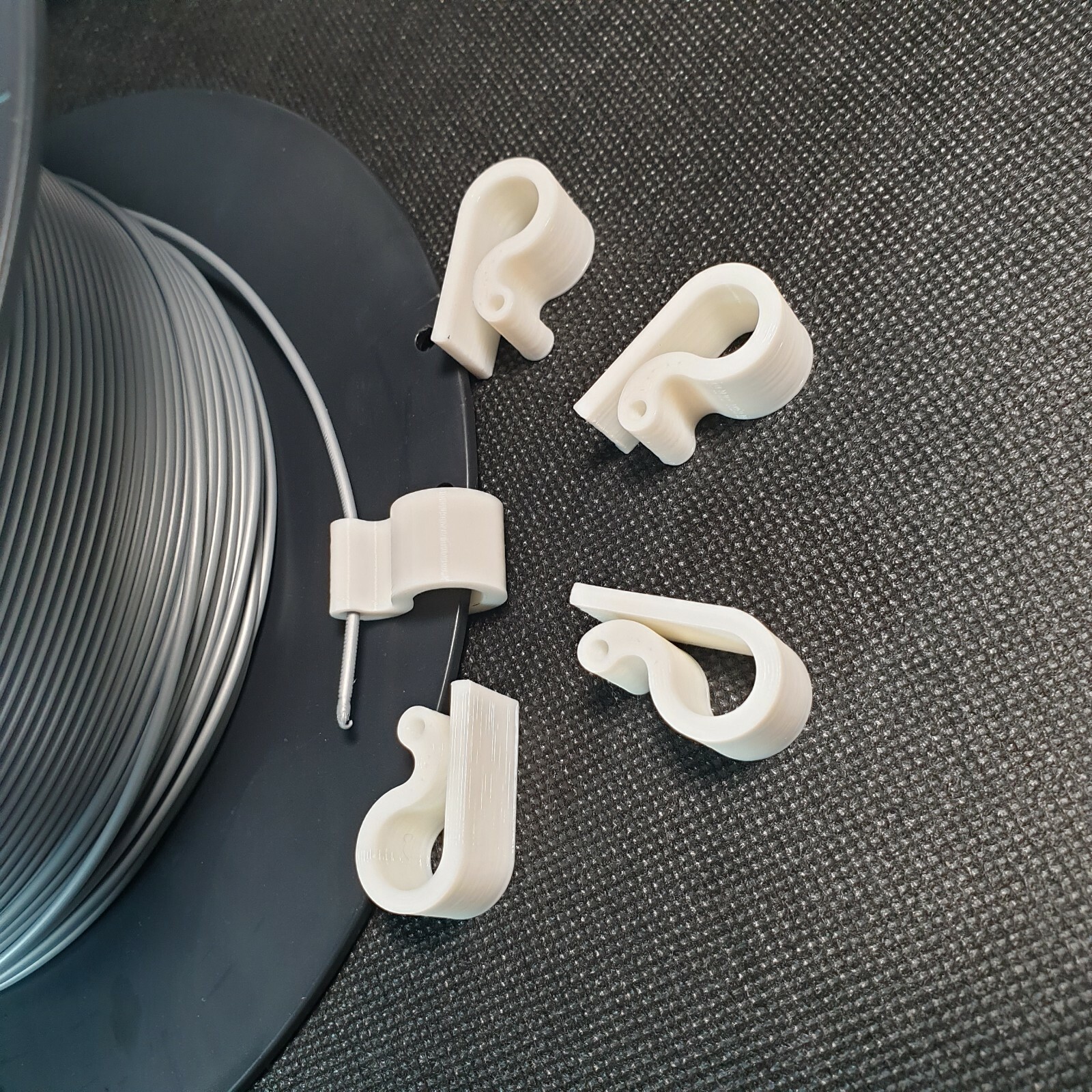 3D Printer Filament Clips for 1.75mm Filament, Set of 5