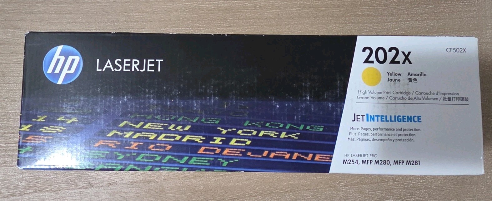 HP CF502X High Yield Yellow LaserJet Toner Cartridge