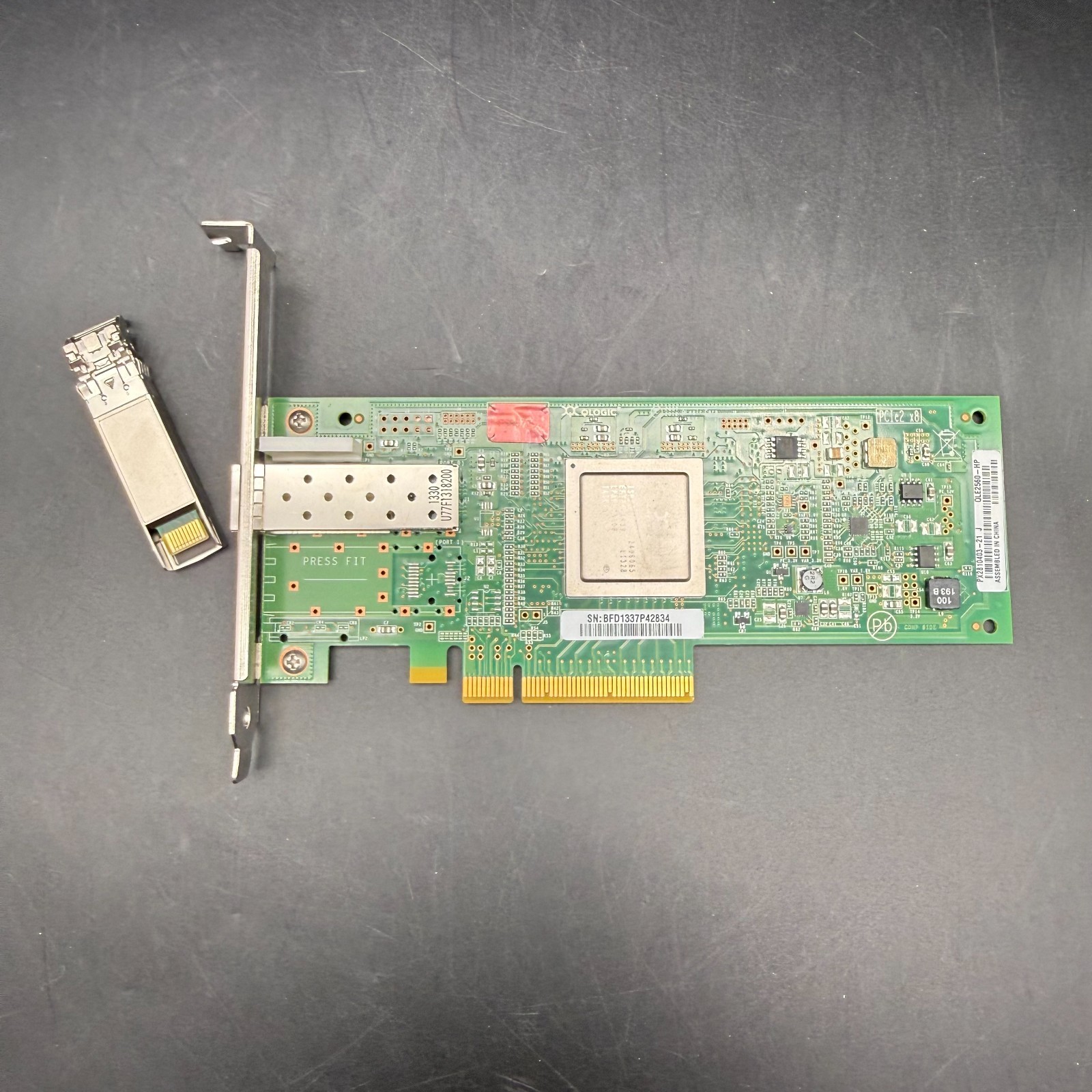 QLogic QLE2560-SUN 1-Port PCI-E 8GB Low Profile Fibre Channel Adapter