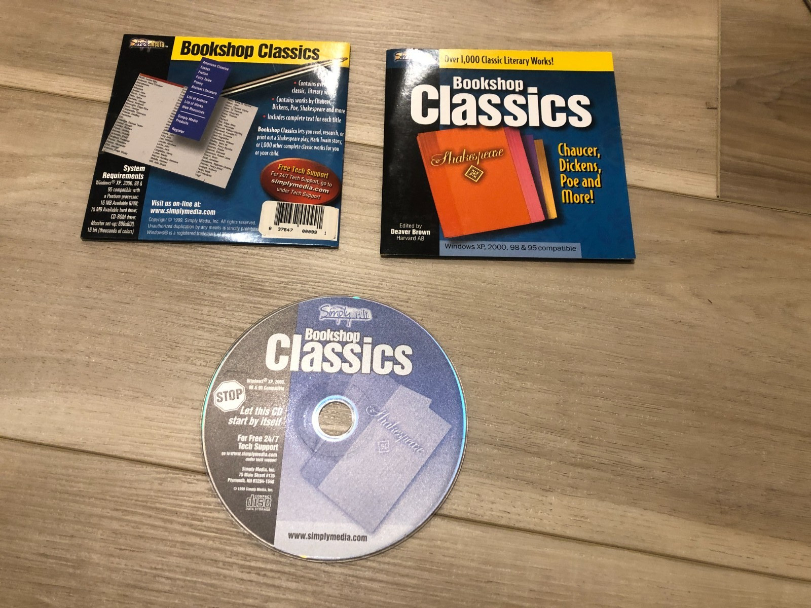 Bookshop Classics Family Home Collection Chaucer, Dickens, Poe and More cd NEW