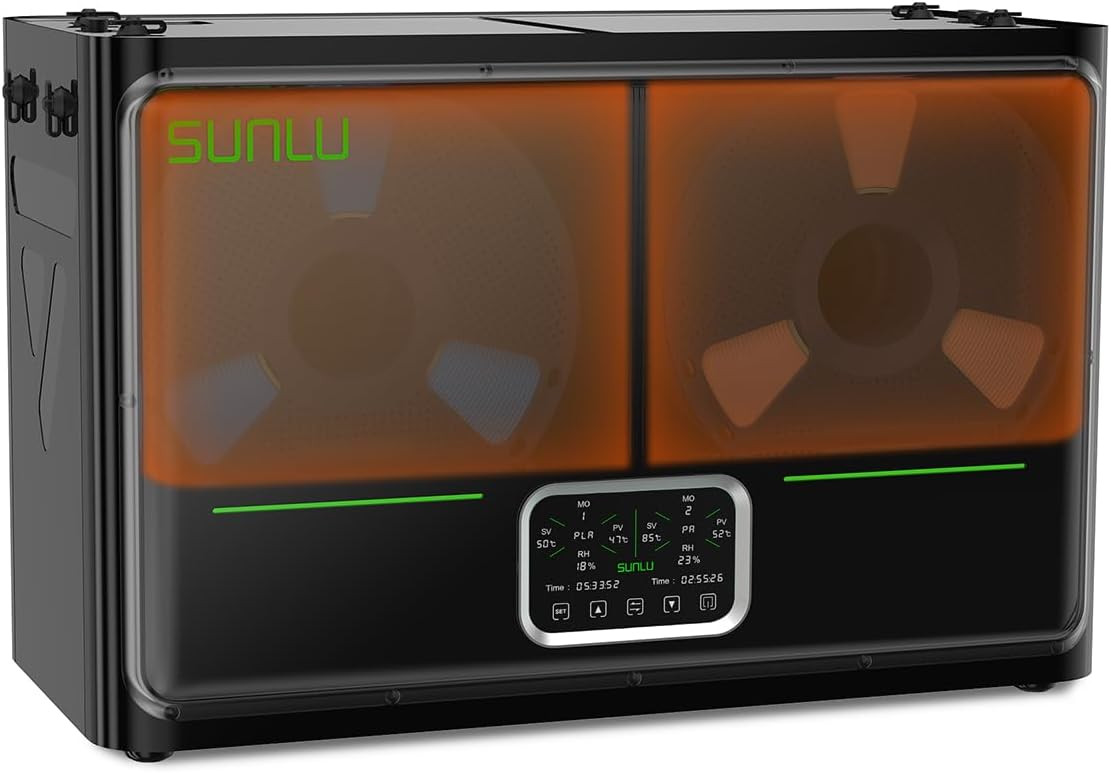 SUNLU FilaDryer S4Pro Filament Dryer Dual Zone,efficient drying,Annealing